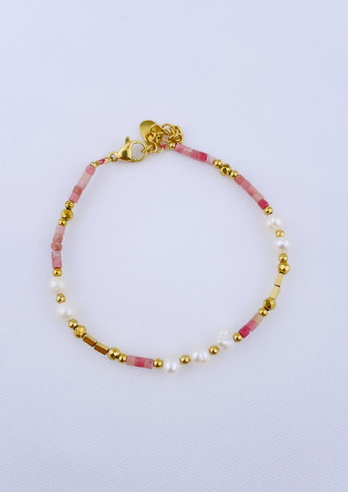 NAOMIE - Bracelet pierres naturelles et perles d'eau douce