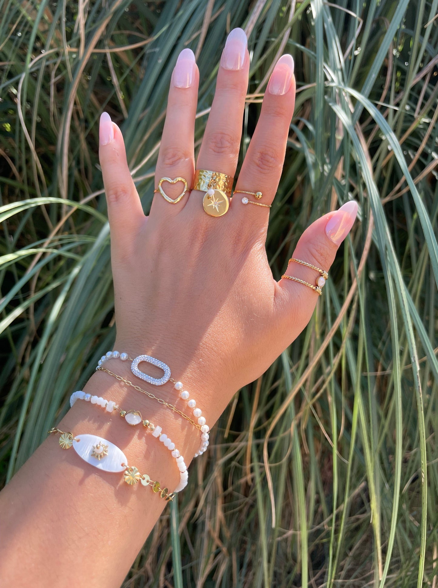 EDEN - Golden heart ring