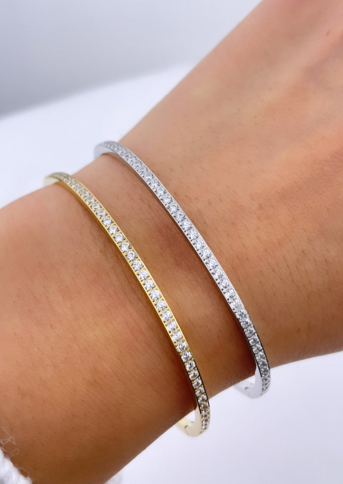 CELINE - Jonc avec pierres brillantes