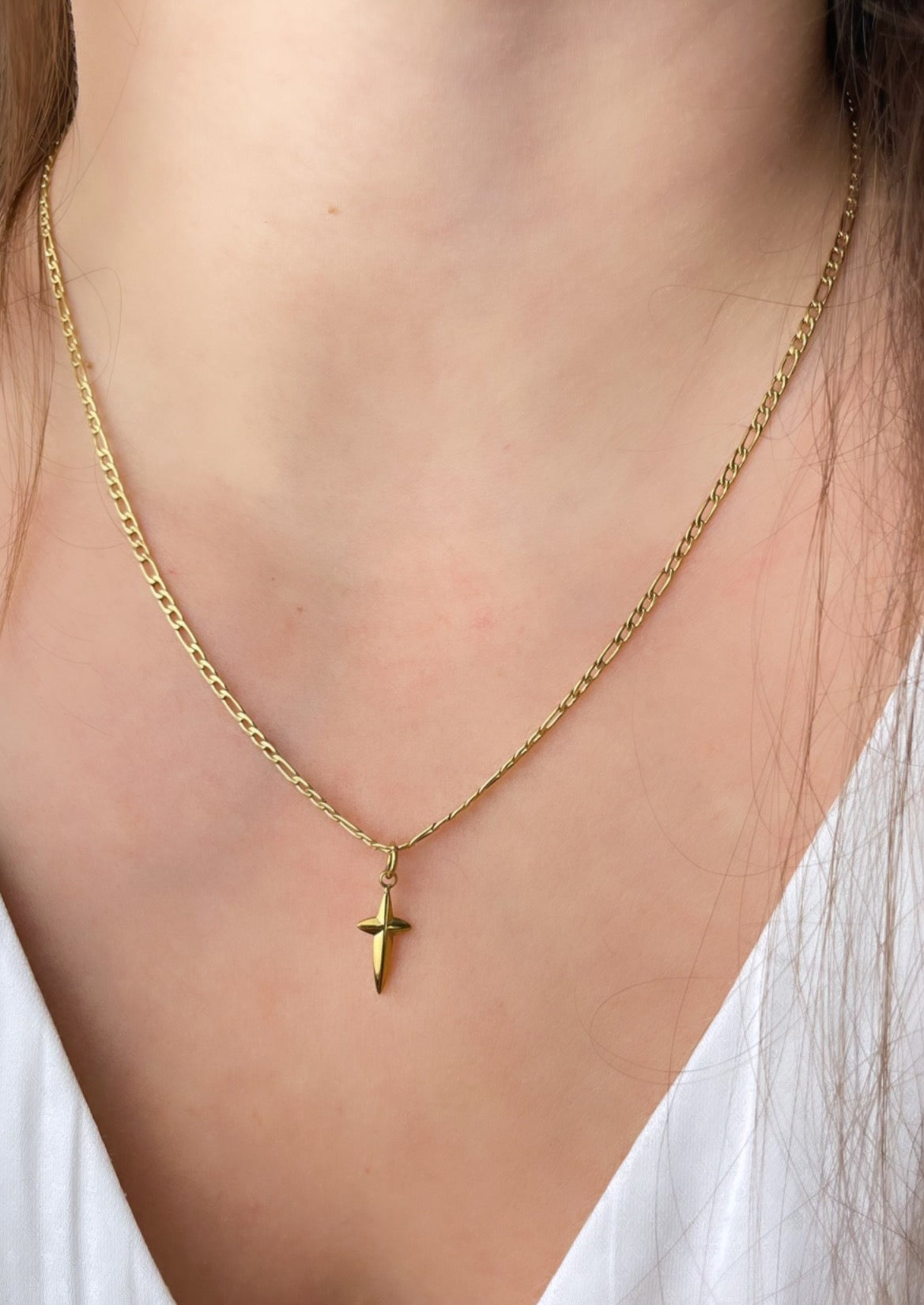 DOLI - Collier maille figaro et pendentif étoilé