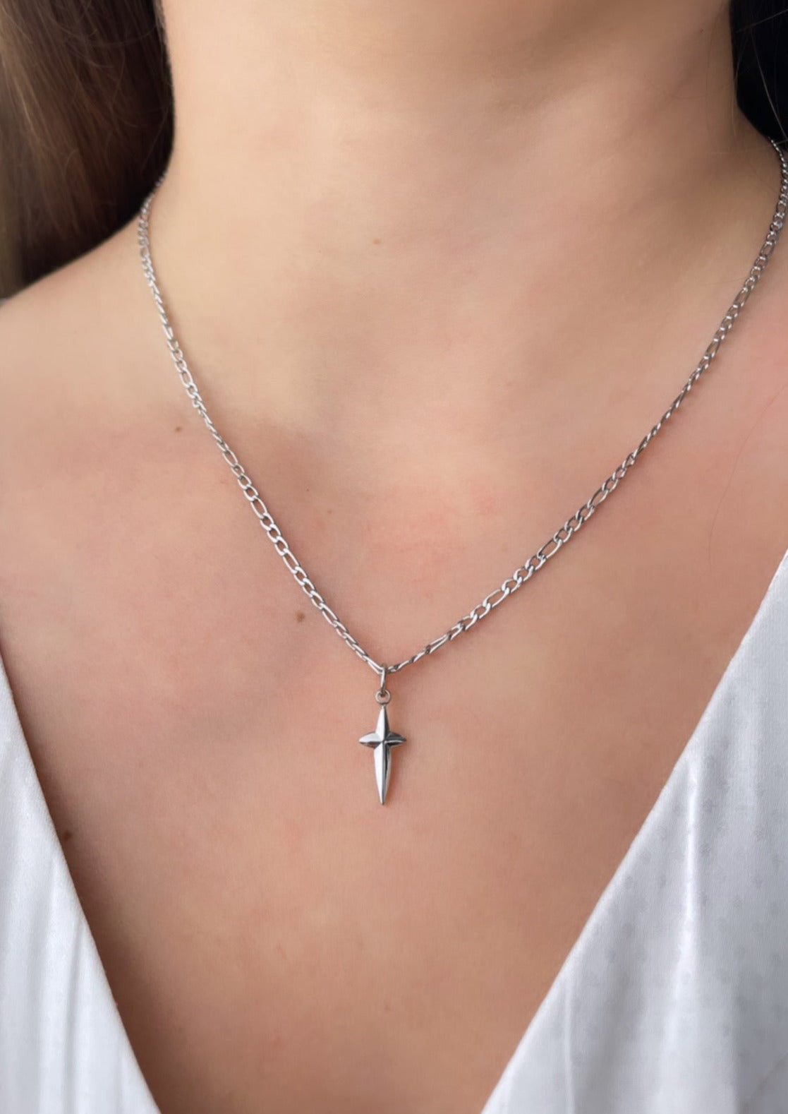 DOLI - Collier maille figaro et pendentif étoilé