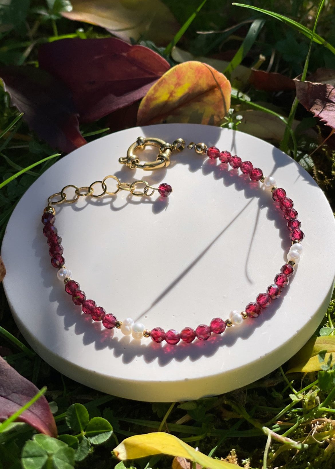 KATIA - Bracelet pierres naturelles et perles d’eau douce