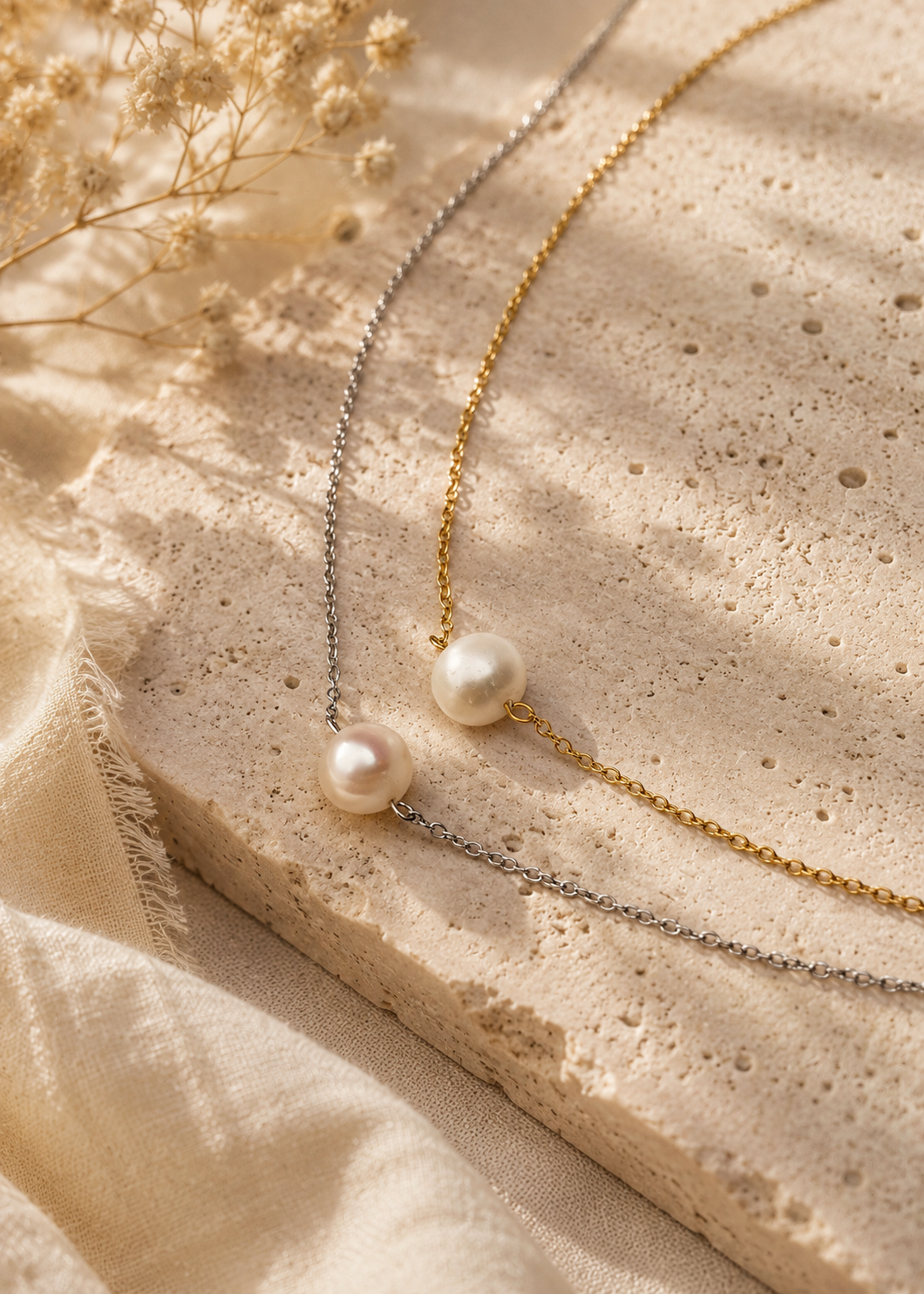 PERLA - Collier et perle d'eau douce