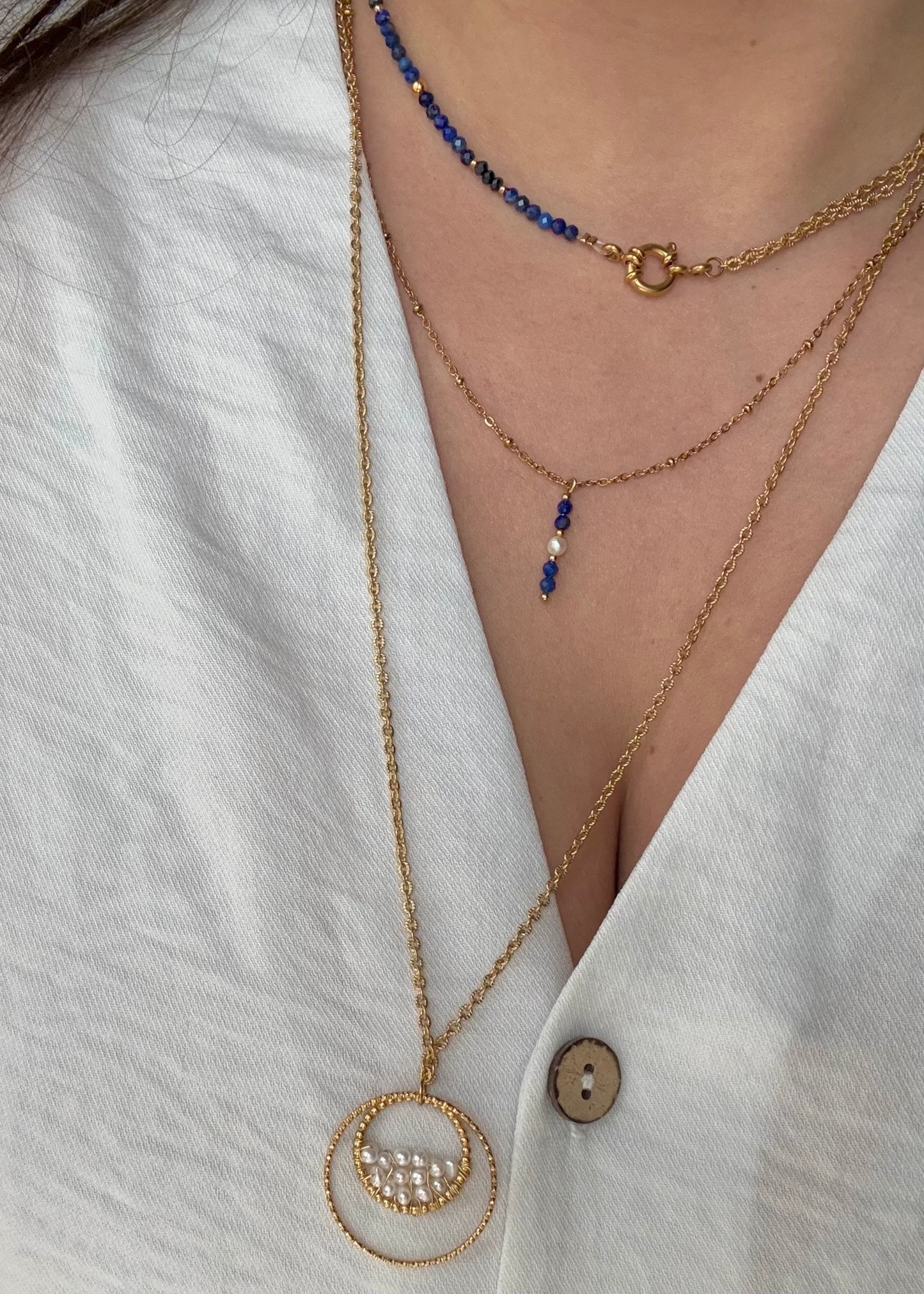 ALANA - Collier et pierres fines