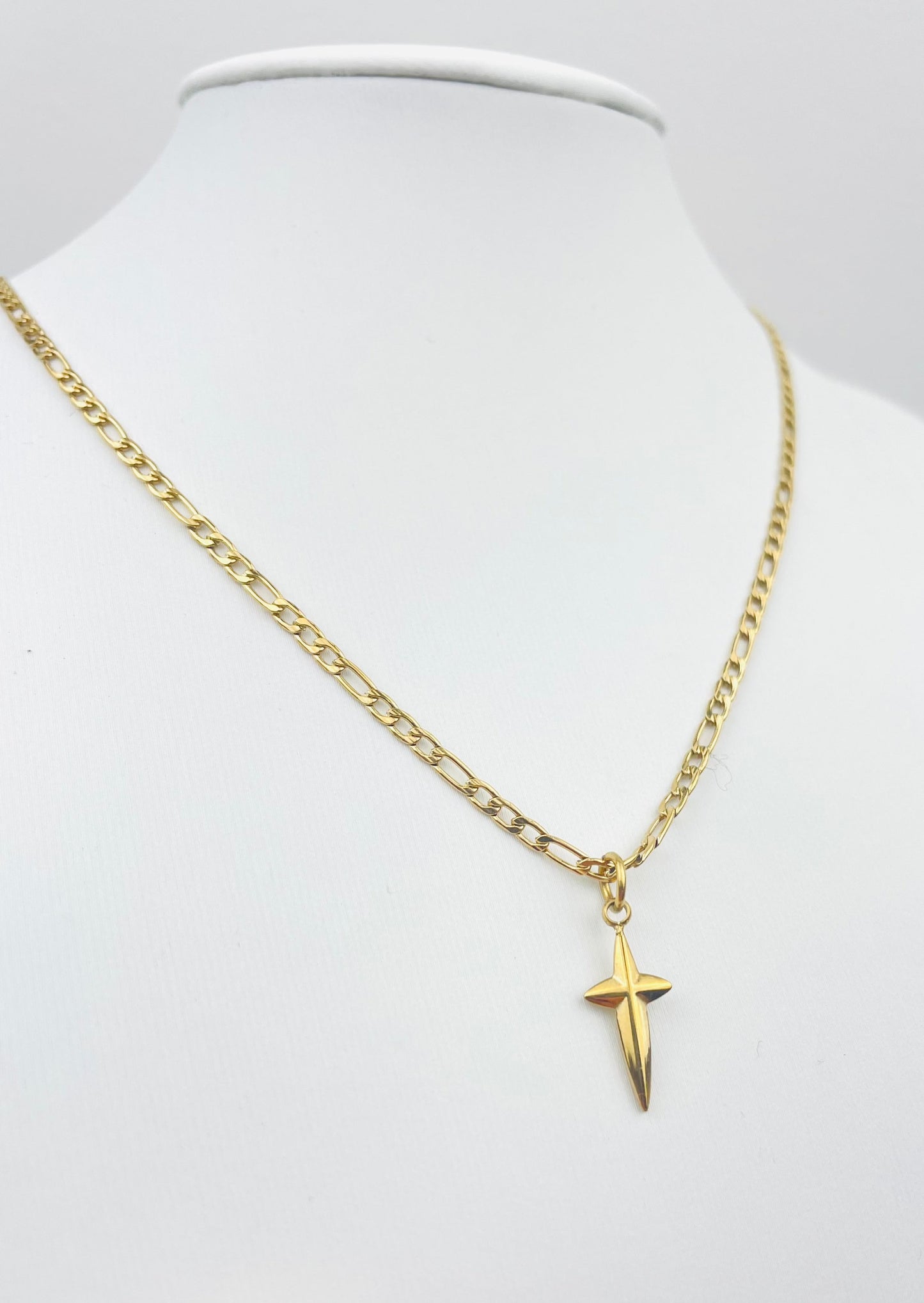 DOLI - Collier maille figaro et pendentif étoilé