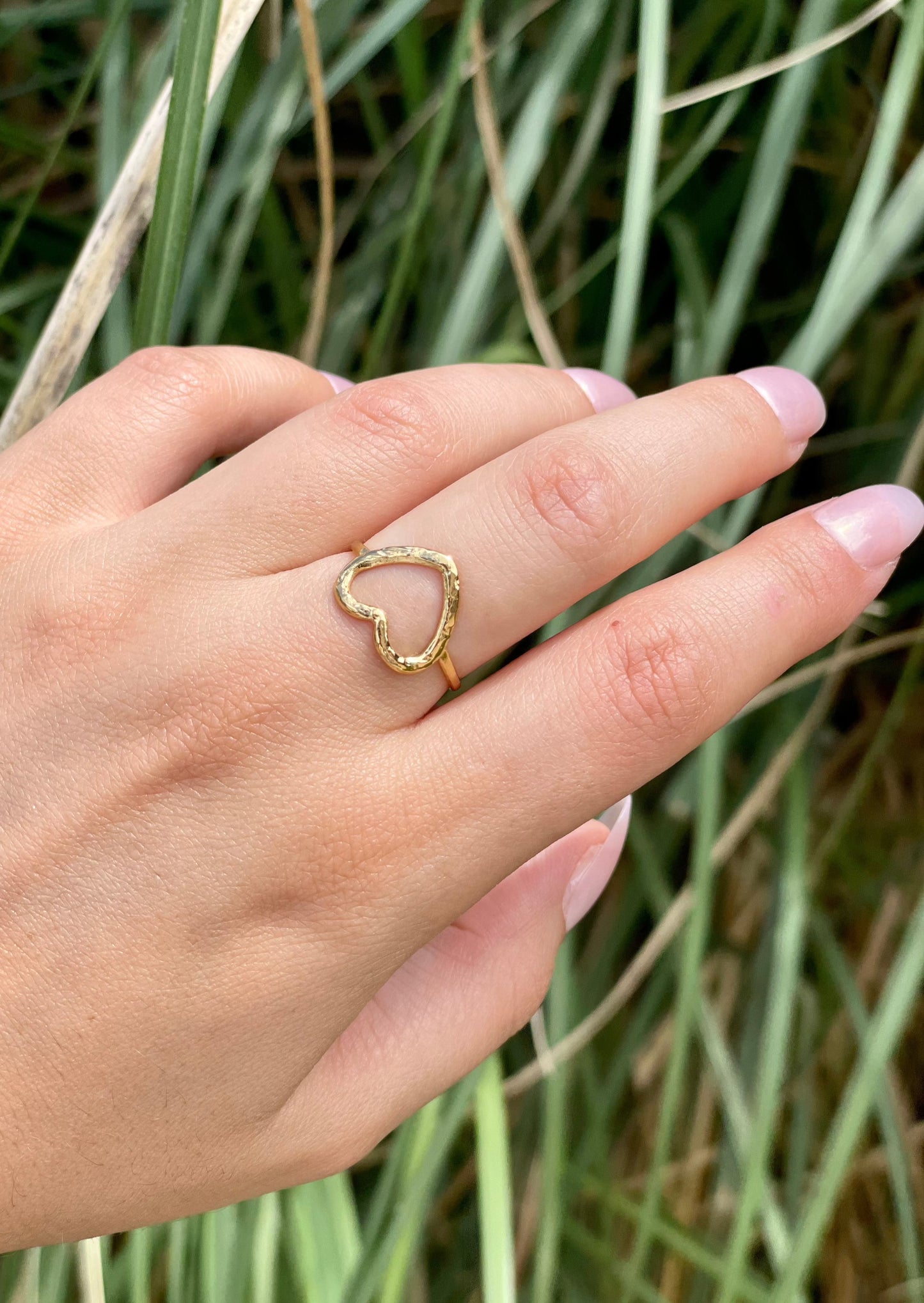 EDEN - Bague dorée coeur