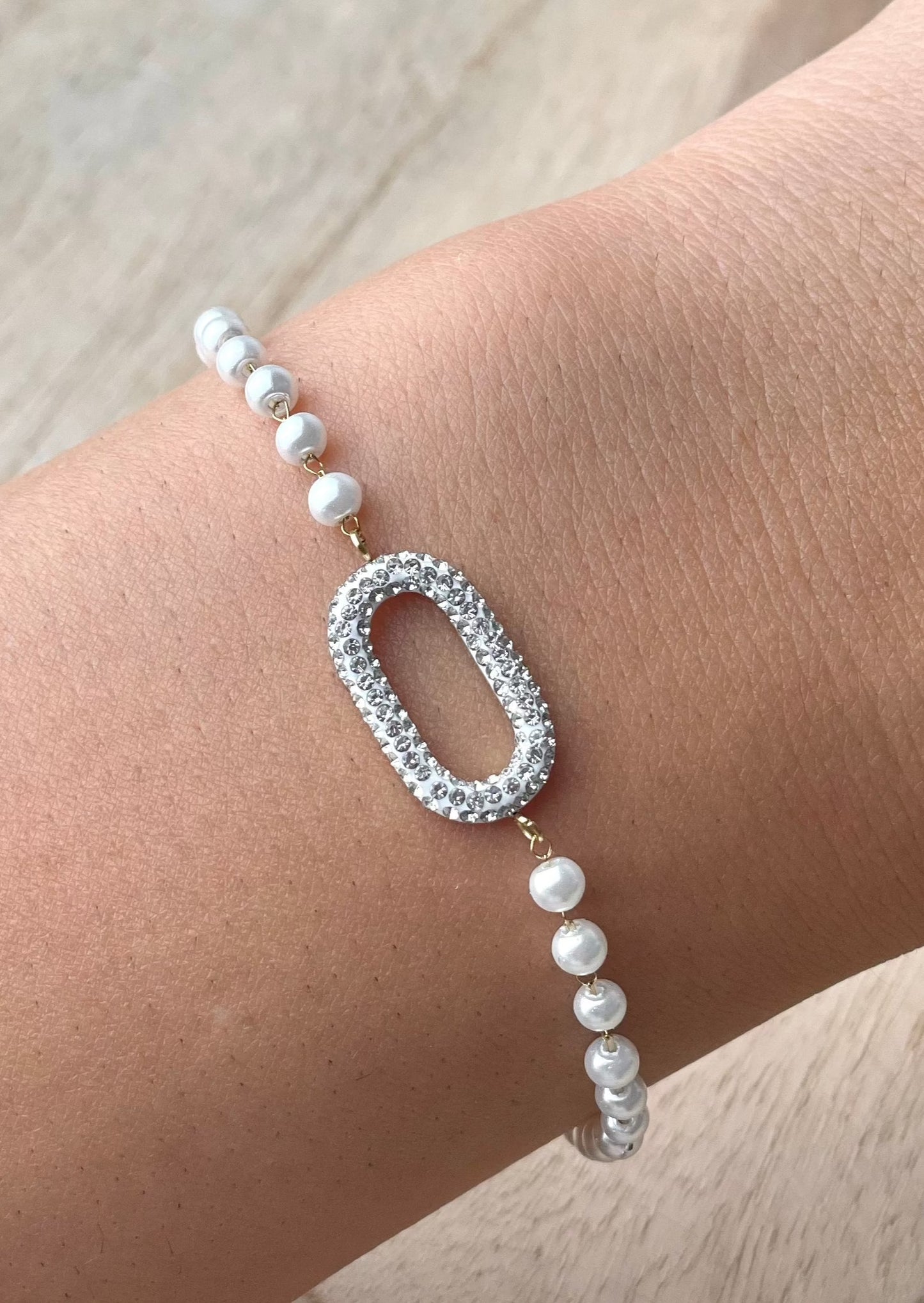 BRILLANCE - Bracelet perles et strass