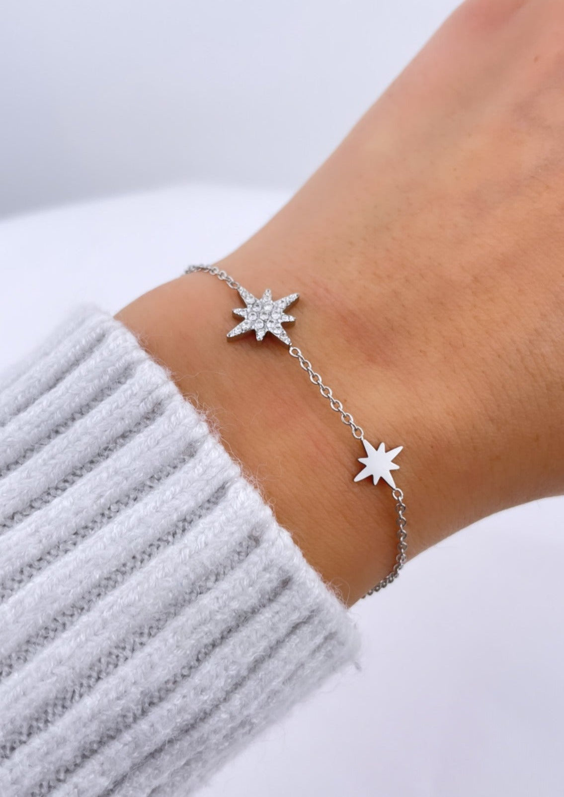 CELESTA - Bracelet avec étoiles et zirconias