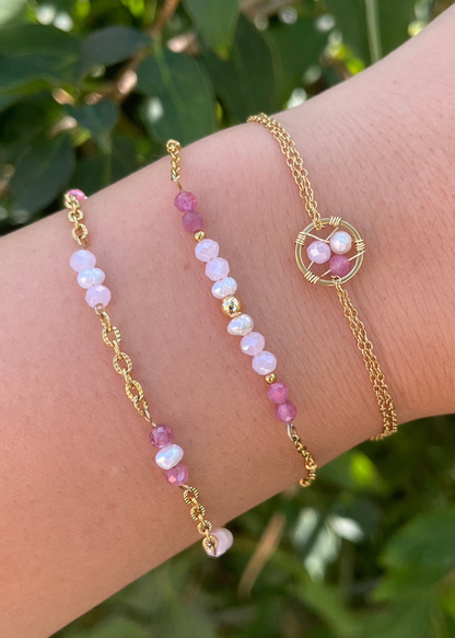 Bracelet NINON – Beauté naturelle & douceur des pierres