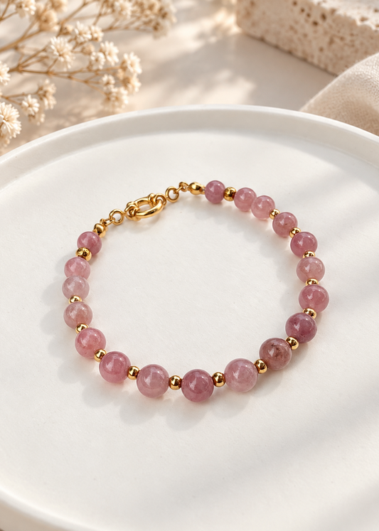 Bracelet Quartz rose femme 