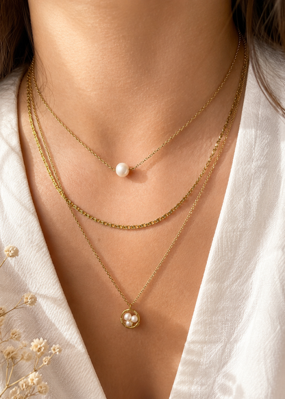 PERLA - Collier et perle d'eau douce