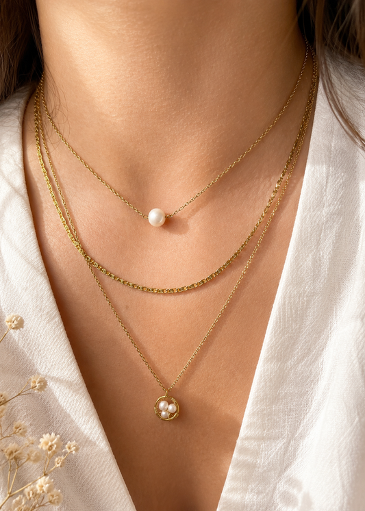 PERLA - Collier et perle d'eau douce