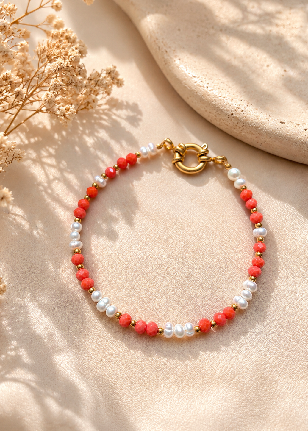 EVALIA - Bracelet perles d’eau douce et ses perles colorées