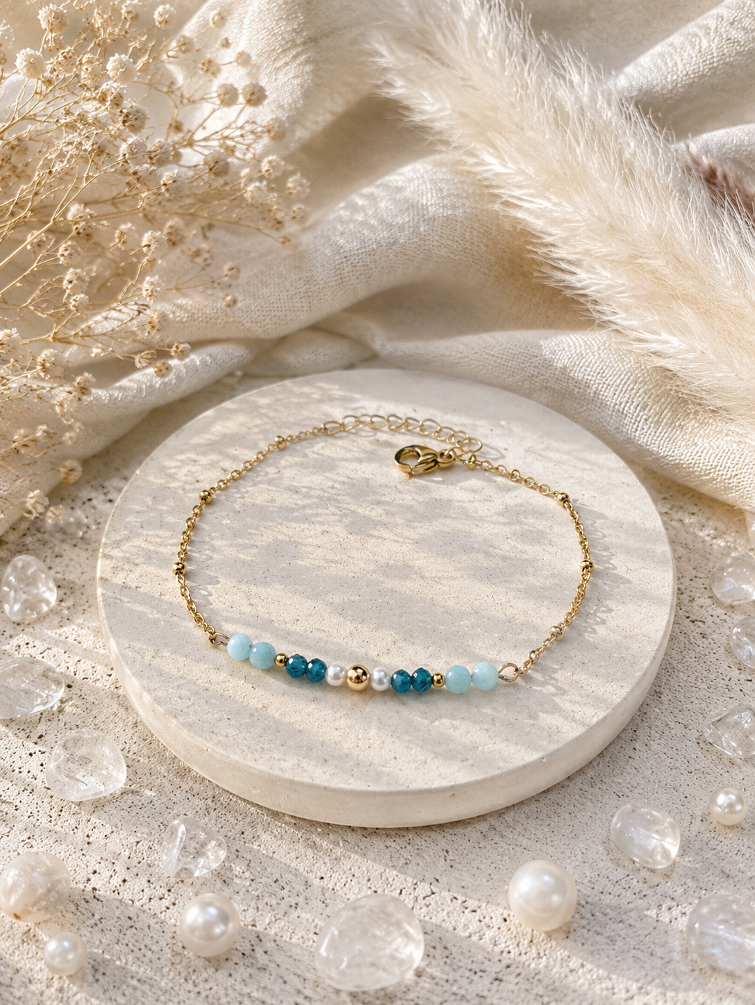 Bracelet NINON – Beauté naturelle & douceur des pierres