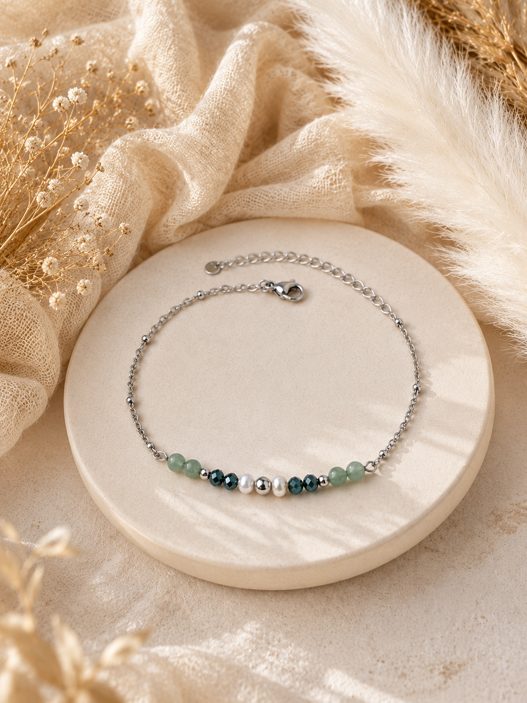 Bracelet NINON – Beauté naturelle & douceur des pierres