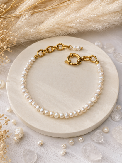 JESSY - Bracelet et perles d'eau douce
