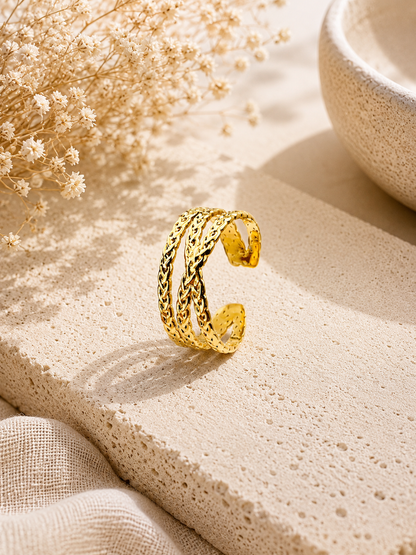 BION - Bague dorée