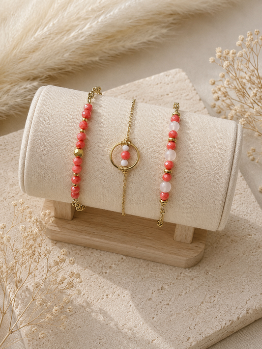 Bracelet NIA – perles de couleur