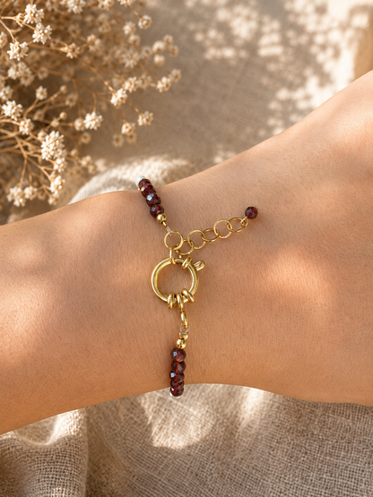 KATIA - Bracelet perles naturelles et perles d’eau douce
