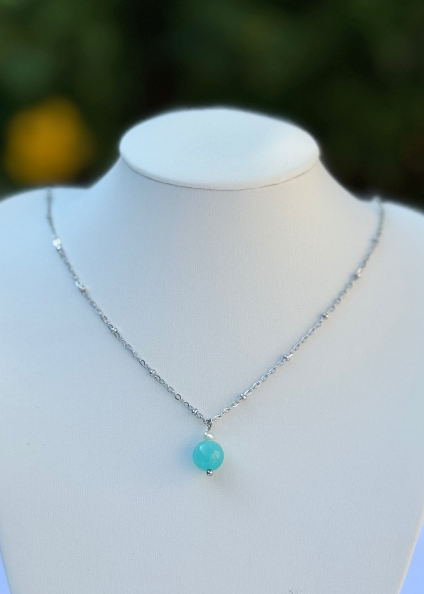 PIPA - Necklace and natural stone