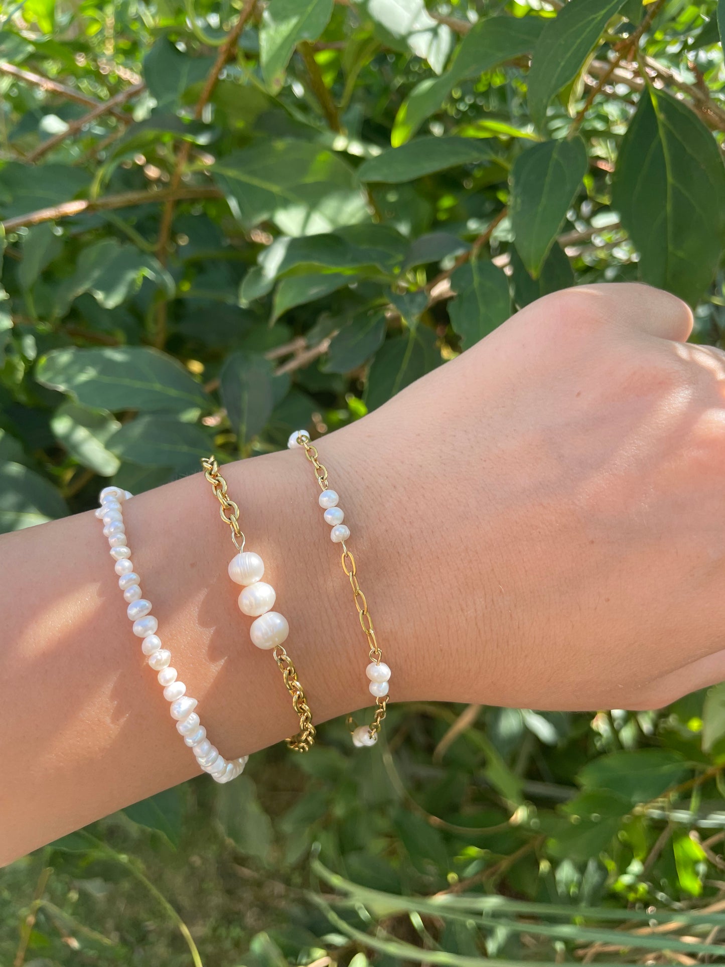 MAYVINE - Bracelet et perles d'eau douce