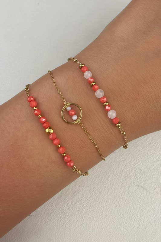 Bracelet NIA – perles de couleur