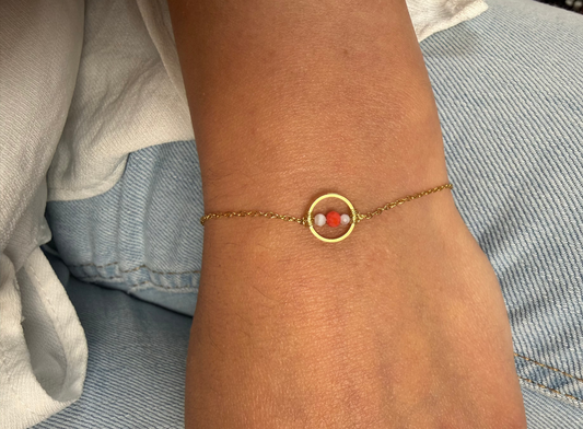 Bracelet LEA – Nacre et perles de couleur