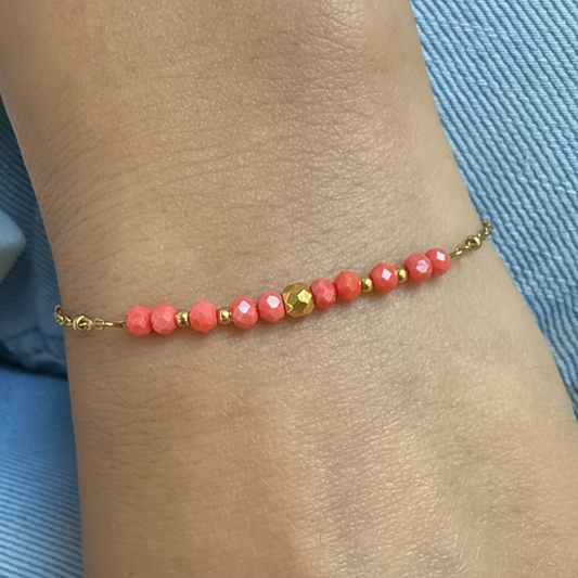 Bracelet NIA – perles de couleur