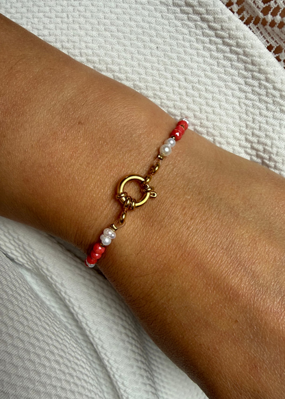 EVALIA - Bracelet perles d’eau douce et ses perles colorées