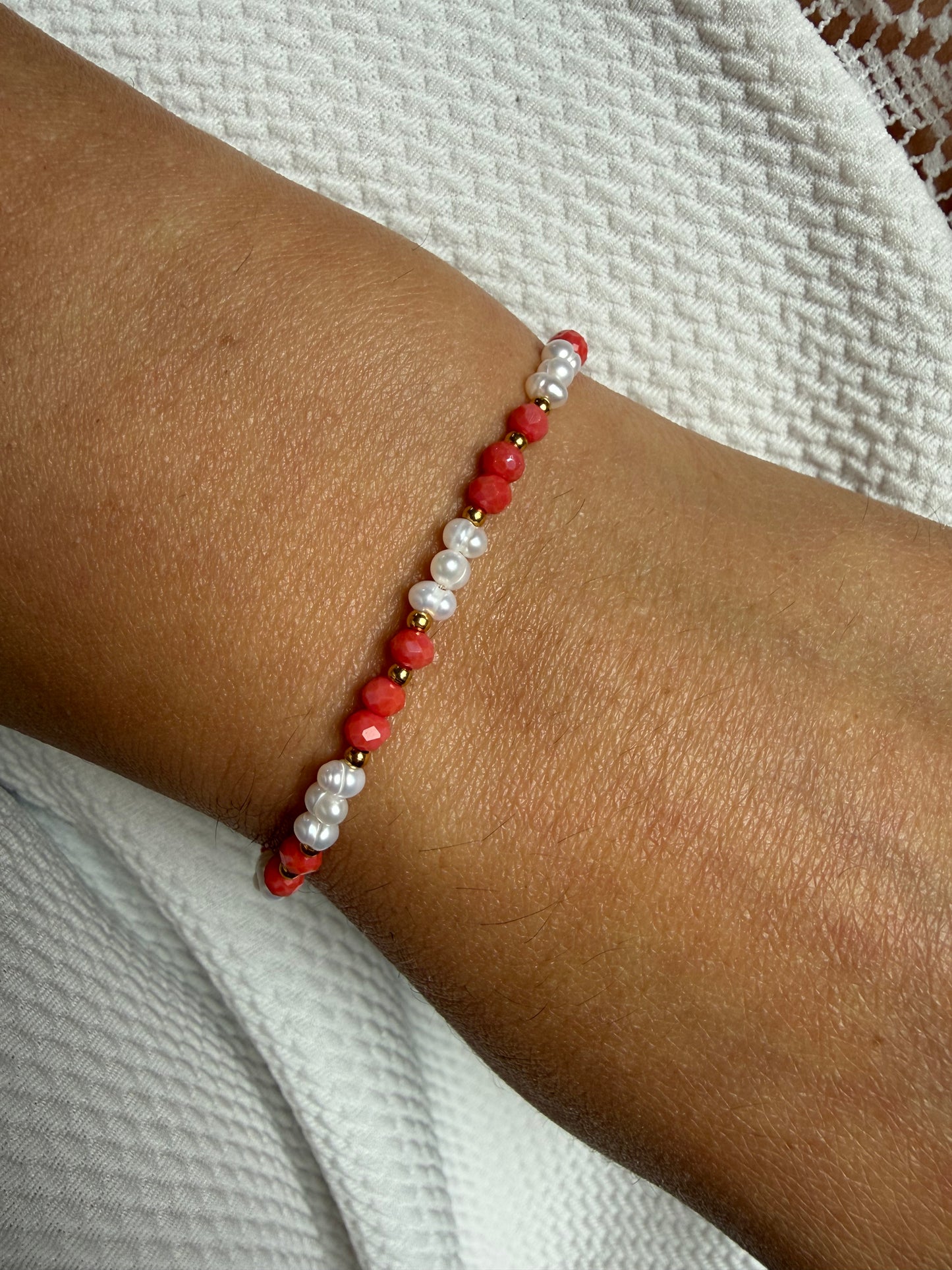 EVALIA - Bracelet perles d’eau douce et ses perles colorées